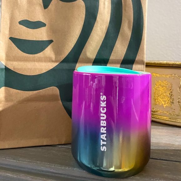 Starbucks Other - NWT Starbucks Colorful Metallic Cup
